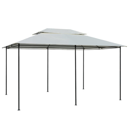 Dārza Nojume Ar Aizkariem, 4X3 M, Balta