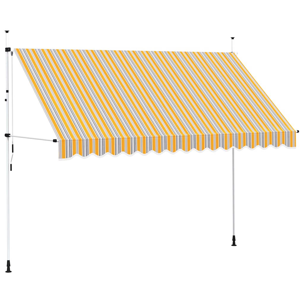 Izvelkama Markīze, 350X150 Cm, Antracītpelēka, Audums, Tērauds
