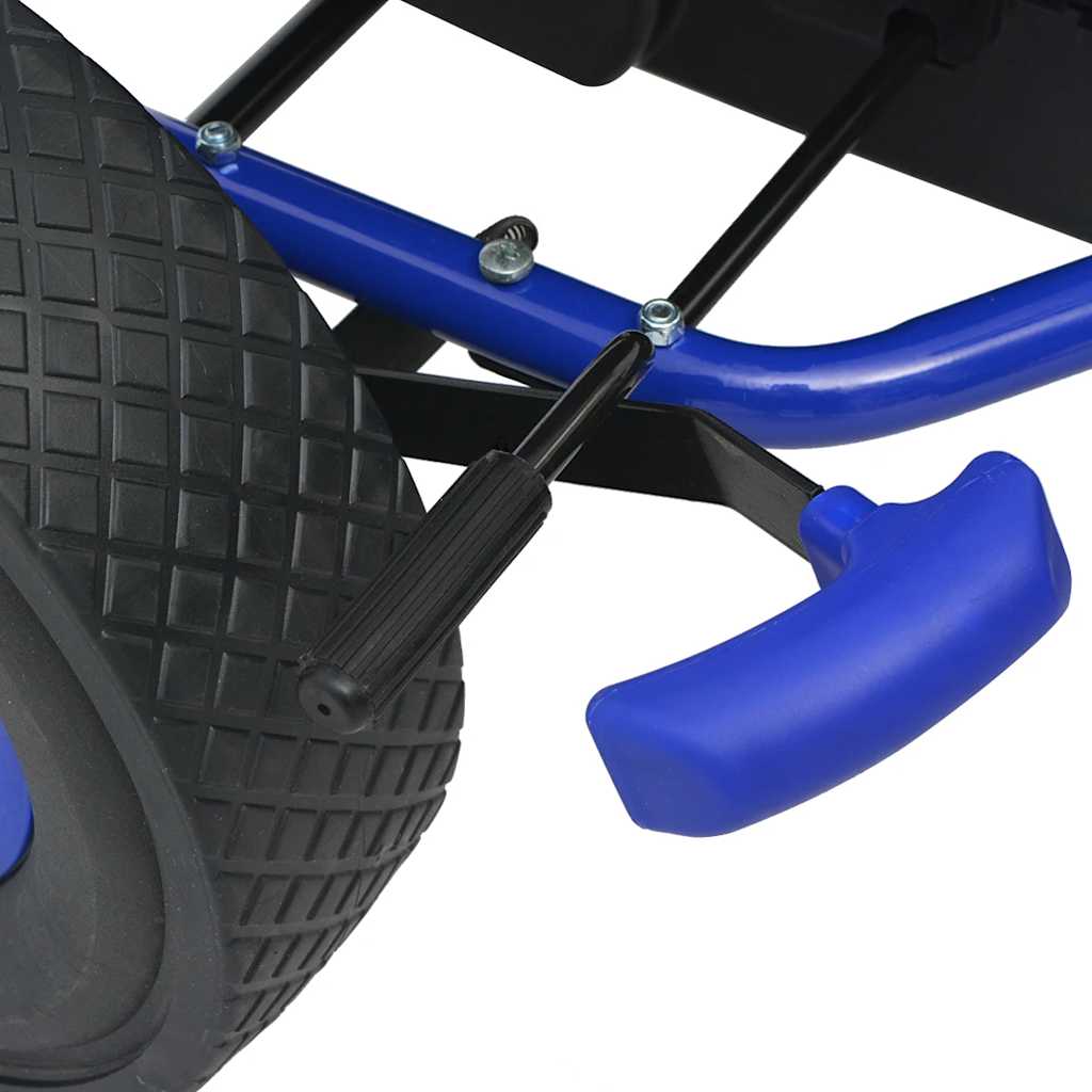 Go Kart Ar Pedāļiem Un Regulējamu Sēdvietu, Zils