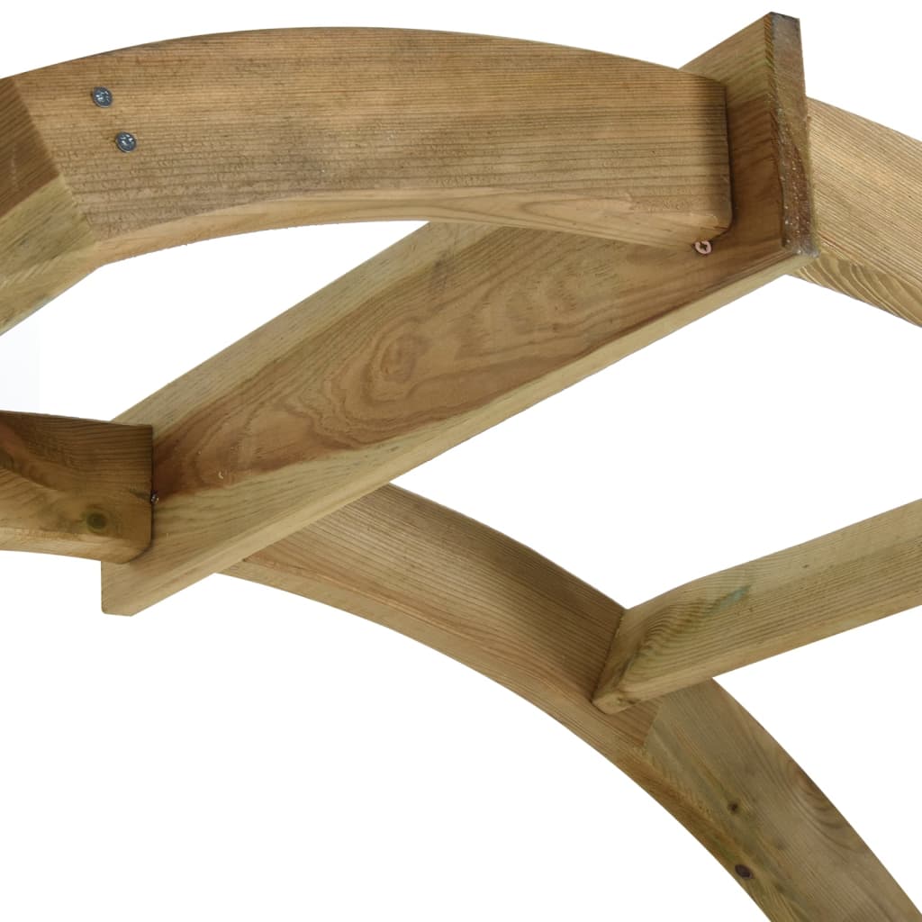 Špaleru Arka / Pergola, Zaļi Impregnēts Priedes Koks