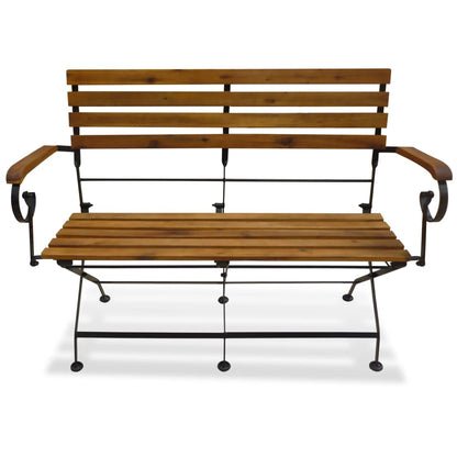 Saliekams Dārza Sols, 112 Cm, Akācijas Masīvkoks
