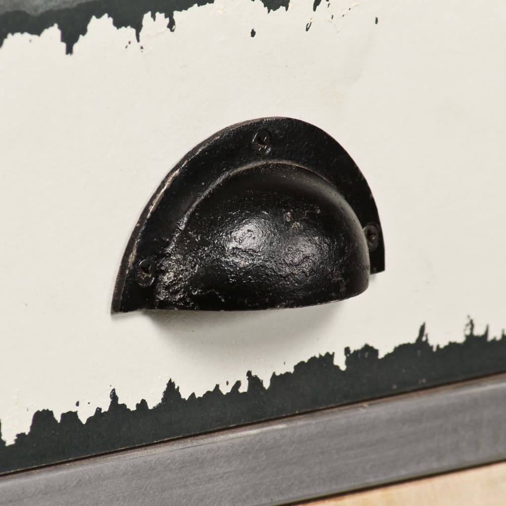 Kumode, 65X33X76 Cm, Mango Masīvkoks, Tērauds