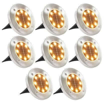 Solārās Zemes Lampas, 8 Gab., Led, S