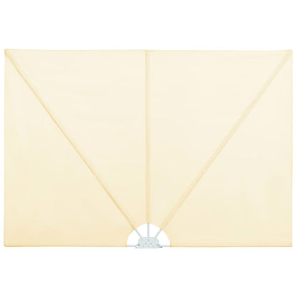 Saliekama Terases Sānu Markīze, Krēmkrāsā,