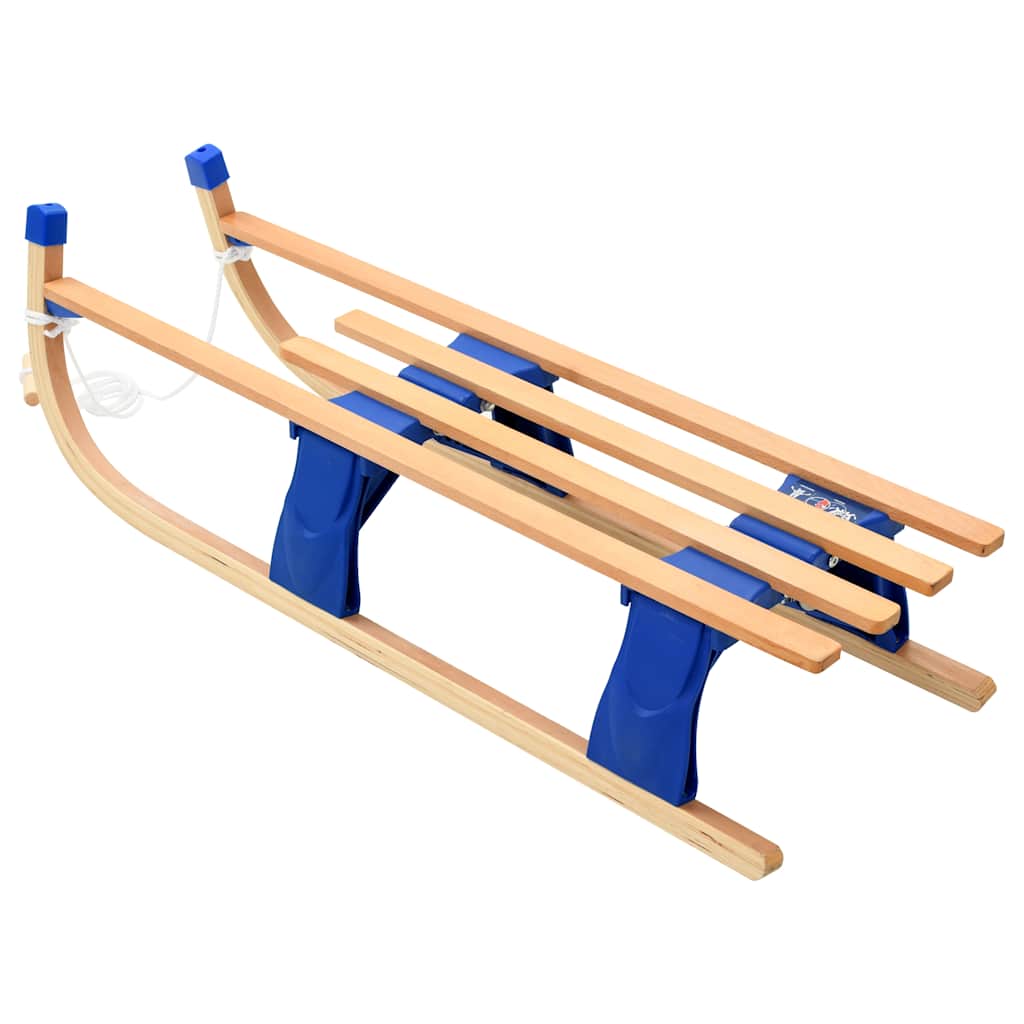Bērnu Sniega Ragavas, Koks, 110 Cm, Salokāmas