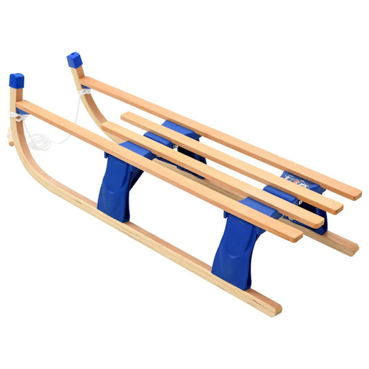 Bērnu Sniega Ragavas, Koks, 110 Cm, Salokāmas