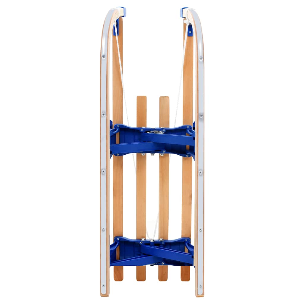 Bērnu Sniega Ragavas, Koks, 110 Cm, Salokāmas