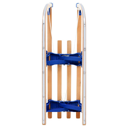 Bērnu Sniega Ragavas, Koks, 110 Cm, Salokāmas