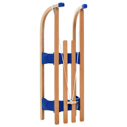 Bērnu Sniega Ragavas, Koks, 110 Cm, Salokāmas