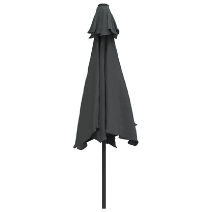 Dārza Saulessargs Ar Metāla Kātu, 300 Cm, Antracītpelēks