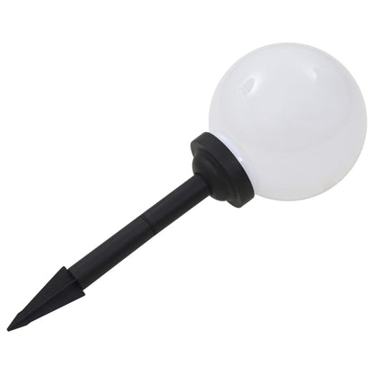 Sfēriskas Āra Led Solārās Lampas, 3 Gab., , Rgb, Baltas