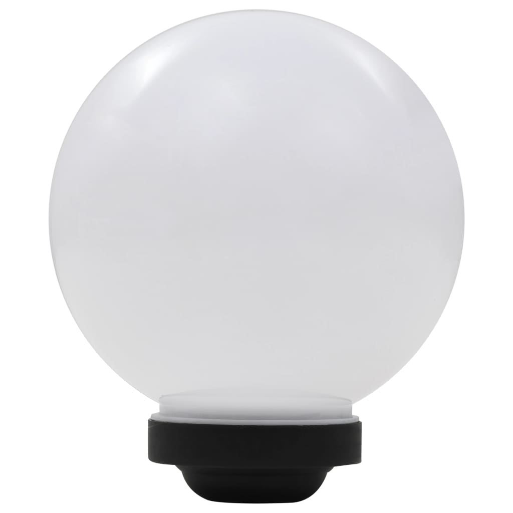 Sfēriskas Āra Led Solārās Lampas, 3 Gab., , Rgb, Baltas