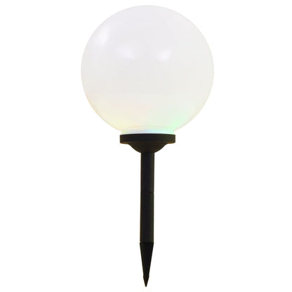 Sfēriskas Āra Led Solārās Lampas, 2 Gab., , Rgb