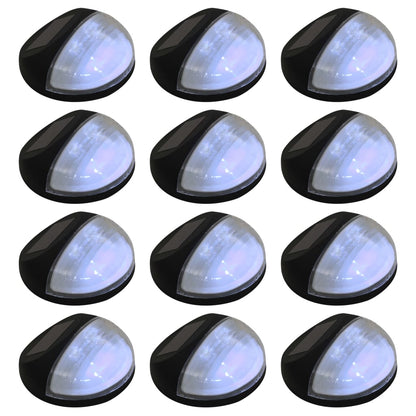 Āra Solārās Sienas Lampas, 12 Gab., Led, Apaļas, S
