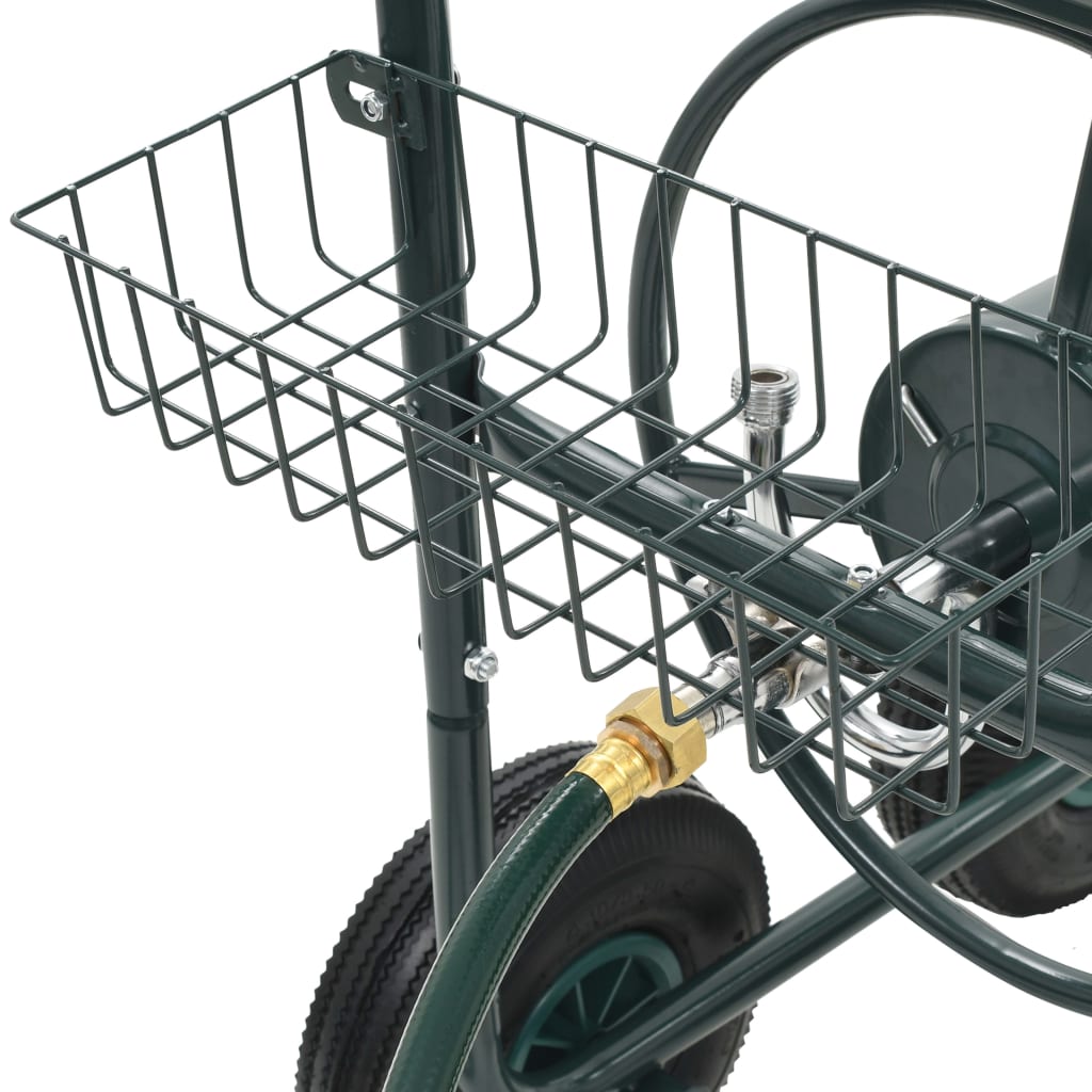 Dārza Šļūtenes Ratiņi Ar 1/2" Savienotāju, 75 M, Tērauds