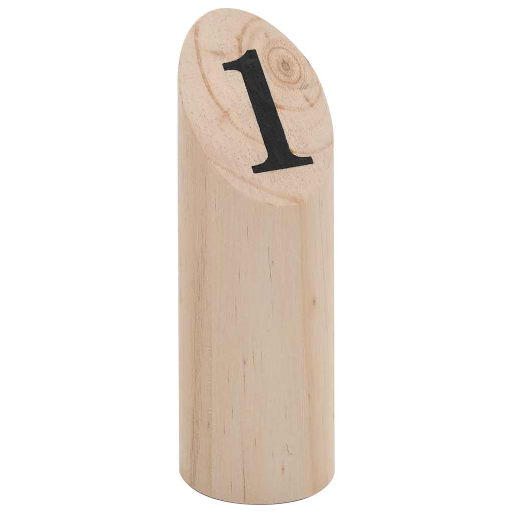 Skaitļu Kubb Spēles Komplekts, Koks