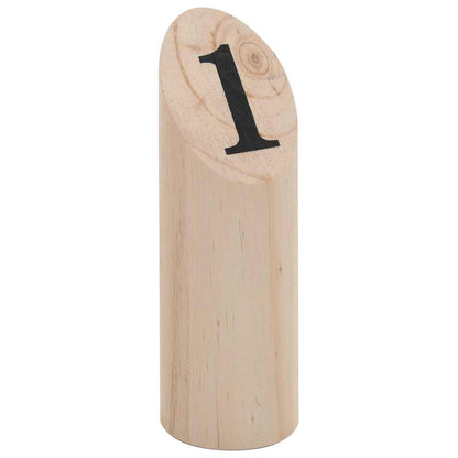 Skaitļu Kubb Spēles Komplekts, Koks