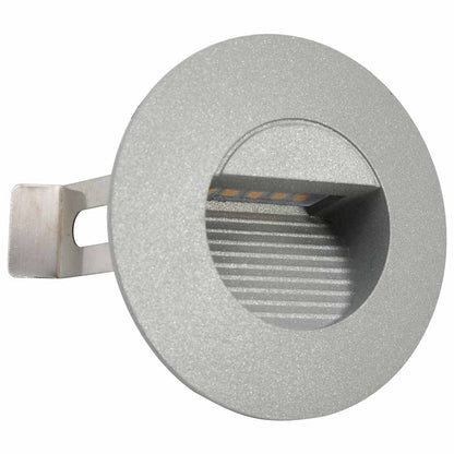 Āra Sienas Led Lampas, 6 Gab., 2 W, Sudraba, Apaļas