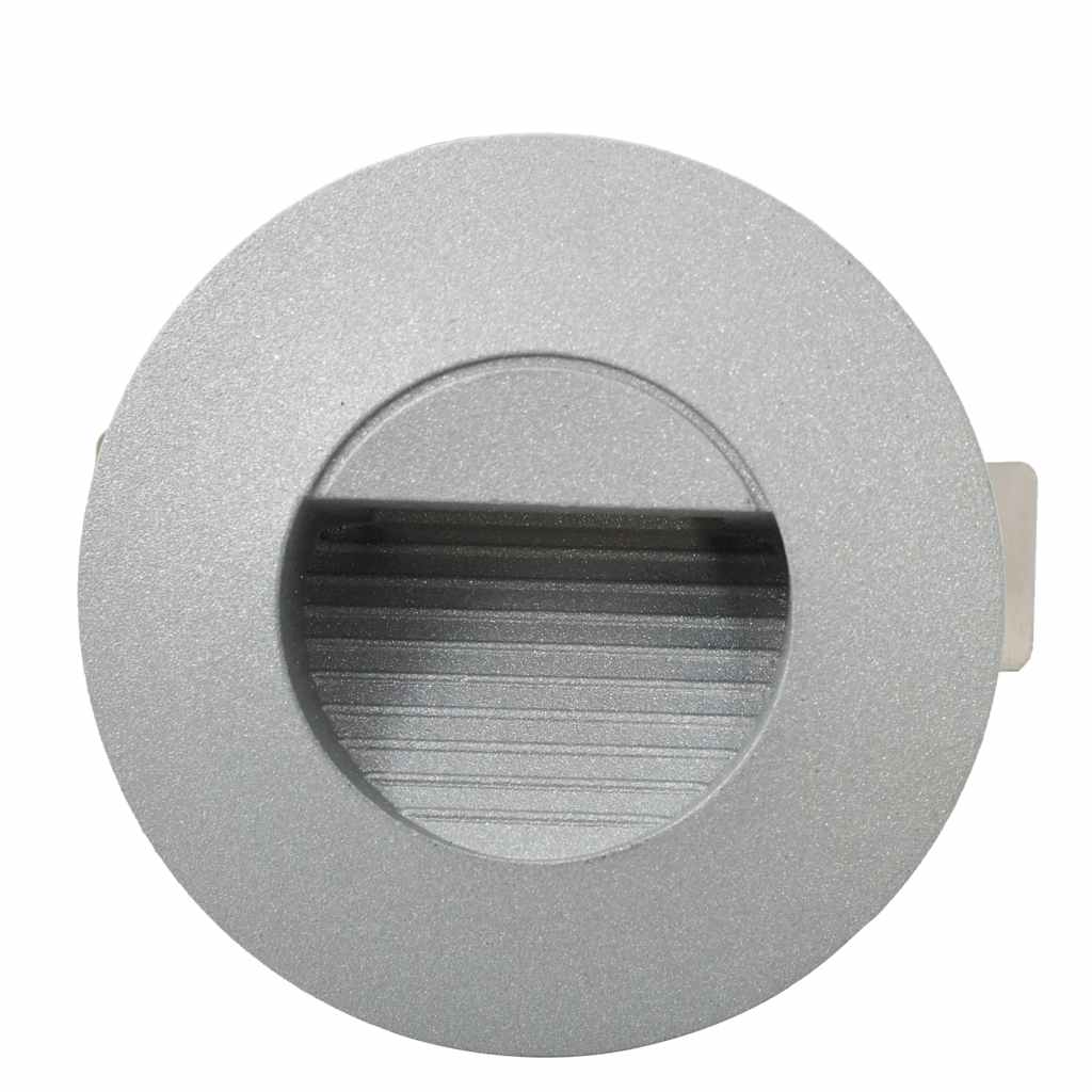 Āra Sienas Led Lampas, 6 Gab., 2 W, Sudraba, Apaļas