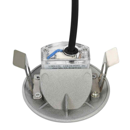 Āra Sienas Led Lampas, 6 Gab., 2 W, Sudraba, Apaļas