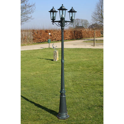 Laterna Preston Dārzam Augstums 215 Cm Ar 3 Gaismām