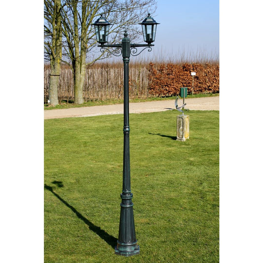 Laterna Preston Dārzam - Augstums 215 Cm Ar 2 Gaismām