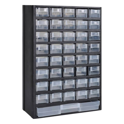 Instrumentu Kaste Ar 41-Atvilktnēm 31 X 13,8 X 49 Cm Plastmasa