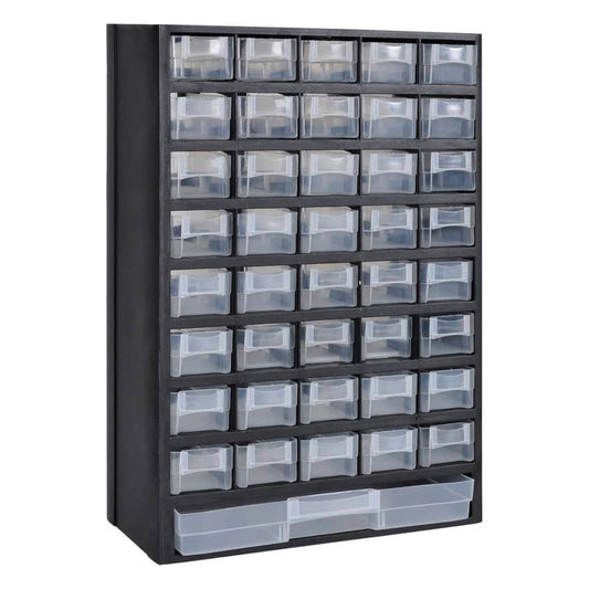 Instrumentu Kaste Ar 41-Atvilktnēm 31 X 13,8 X 49 Cm Plastmasa
