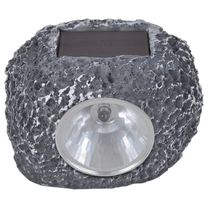 Outdoor Solārie Led Prožektori, Akmens Forma, 12 Gab.