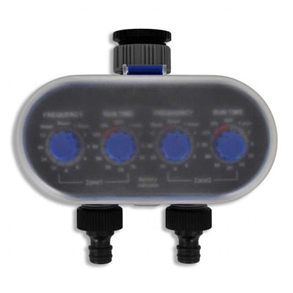 Elektronisks Dārza Automātiskais Ūdens Taimeris Ar Divām Izejām