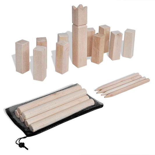 Koka Kubb Spēļu Komplekts