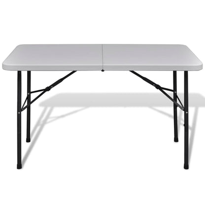 Saliekams Dārza Galds, 122 Cm, Balts, Hdpe