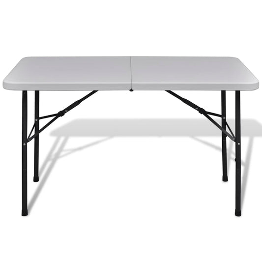 Saliekams Dārza Galds, 122 Cm, Balts, Hdpe