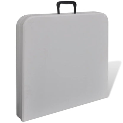 Saliekams Dārza Galds, 122 Cm, Balts, Hdpe
