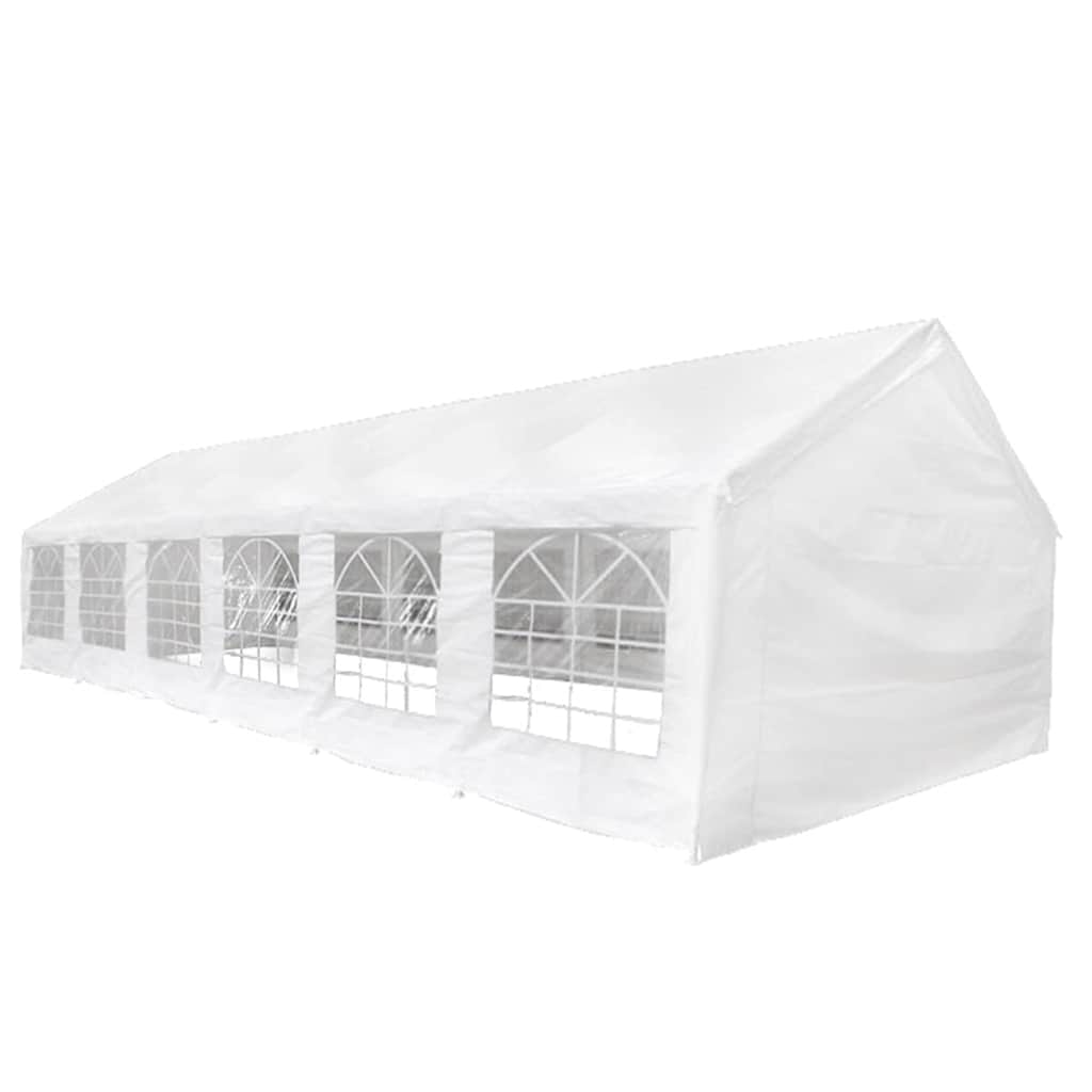 Telts Audums Bez Rāmja Balts 12 X 6 M Pe