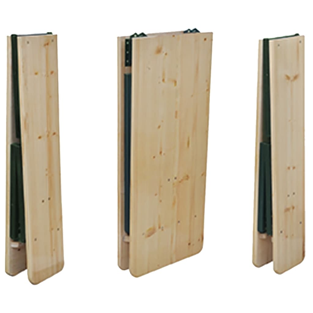Saliekams Alus Galds Ar 2 Soliem, 220 Cm, Egles Koks