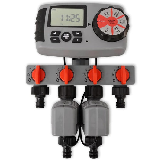 42352  Automātiskā Irigācijas Timer Ar 4 Stacijām 3 V