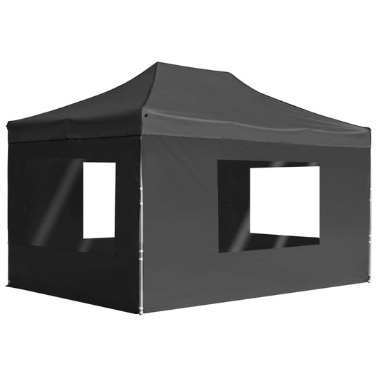 Saliekama Nojume Ar Sienām, 4,5X3 M, Alumīnijs, Antracītpelēka
