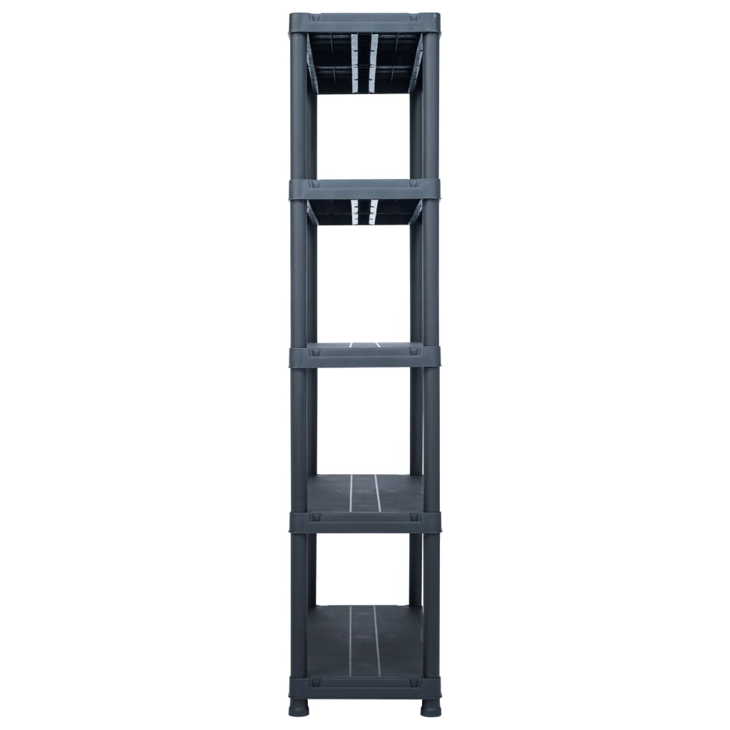 Plaukti, 2 Gab., Melni, 250 Kg, , Plastmasa