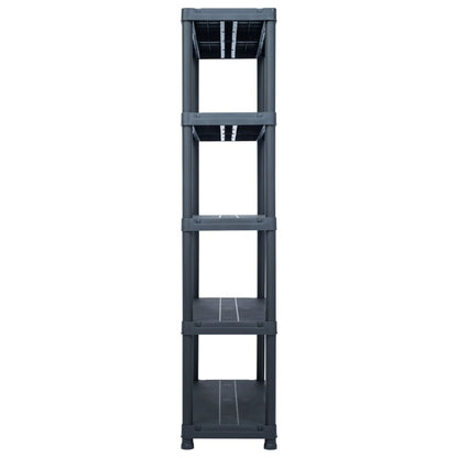 Plaukti, 2 Gab., Melni, 250 Kg, , Plastmasa