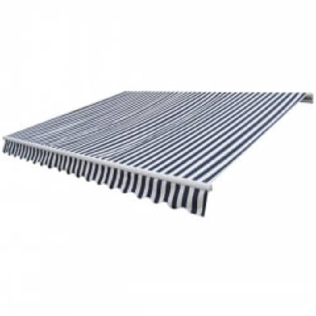 Salokāma Markīze, Motorizēta, 600 Cm, Zila/Balta