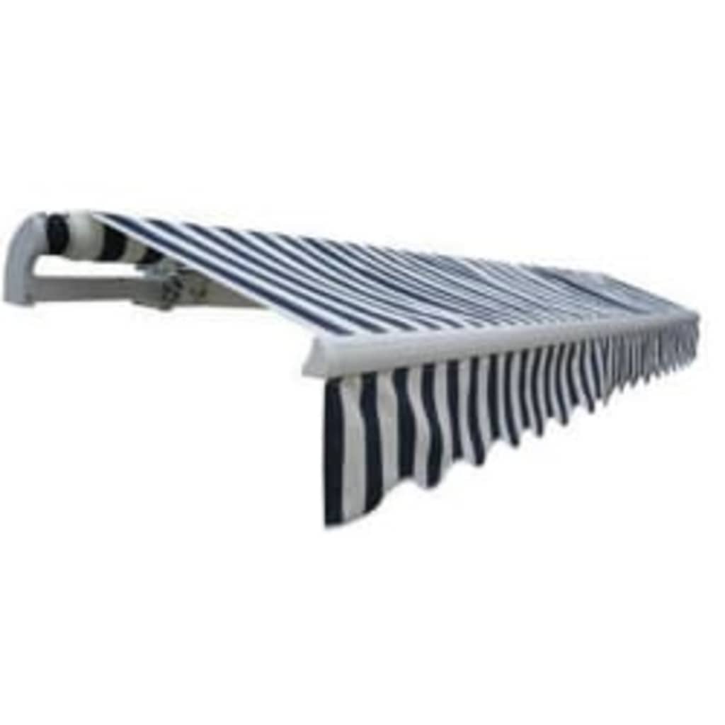 Salokāma Markīze, Motorizēta, 600 Cm, Zila/Balta