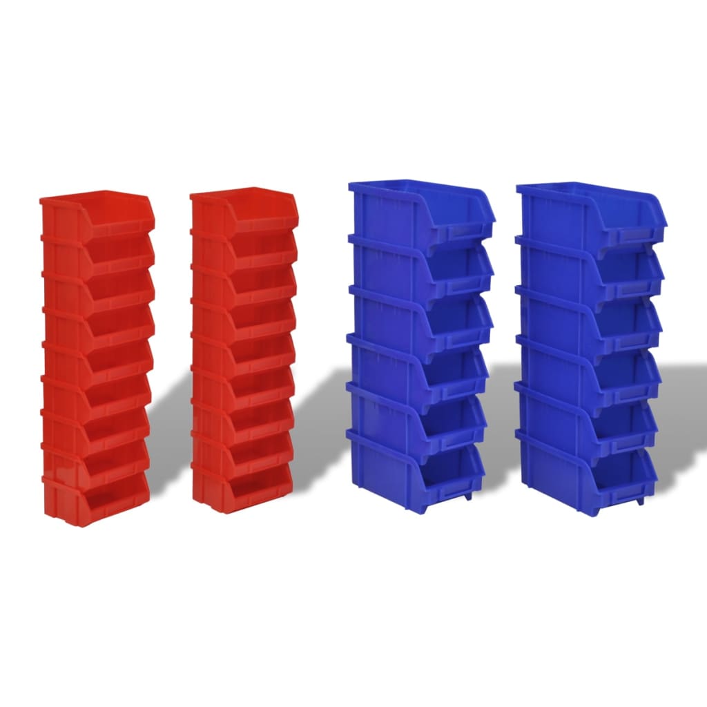 Plastmasas Kastes Garāžai Stiprināmas Pie Sienas 30 Gab.