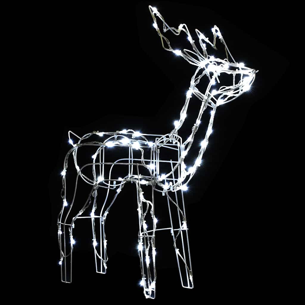 3-Daļīgs Ziemassvētku Dekors Ar Lampiņām, Brieži, 229 Led
