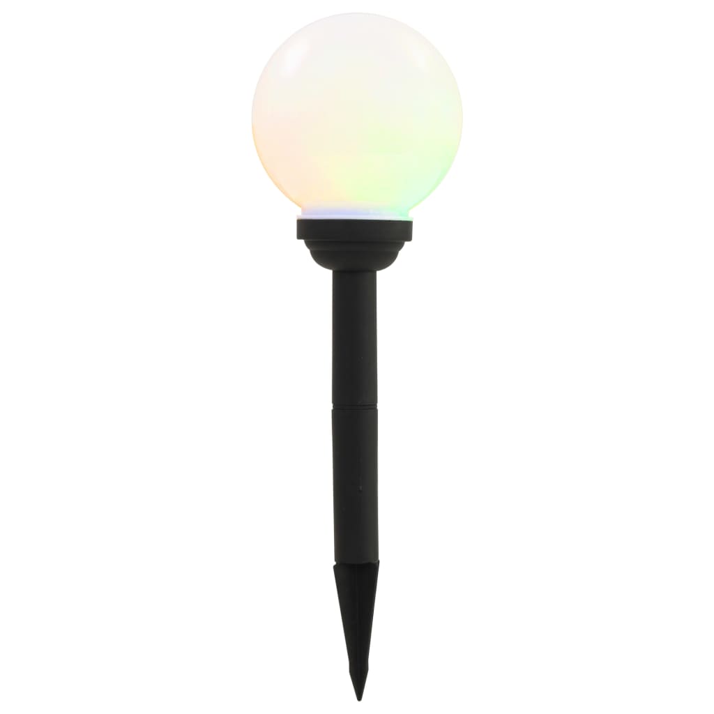 Āra Solārās Lampas, 8 Gab., Led, Sfēriskas, 15 Cm, Rgb