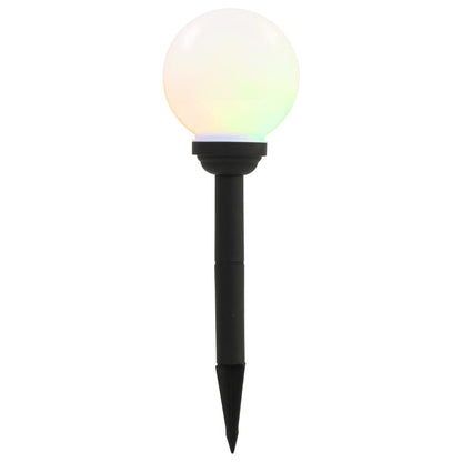 Āra Solārās Lampas, 8 Gab., Led, Sfēriskas, 15 Cm, Rgb