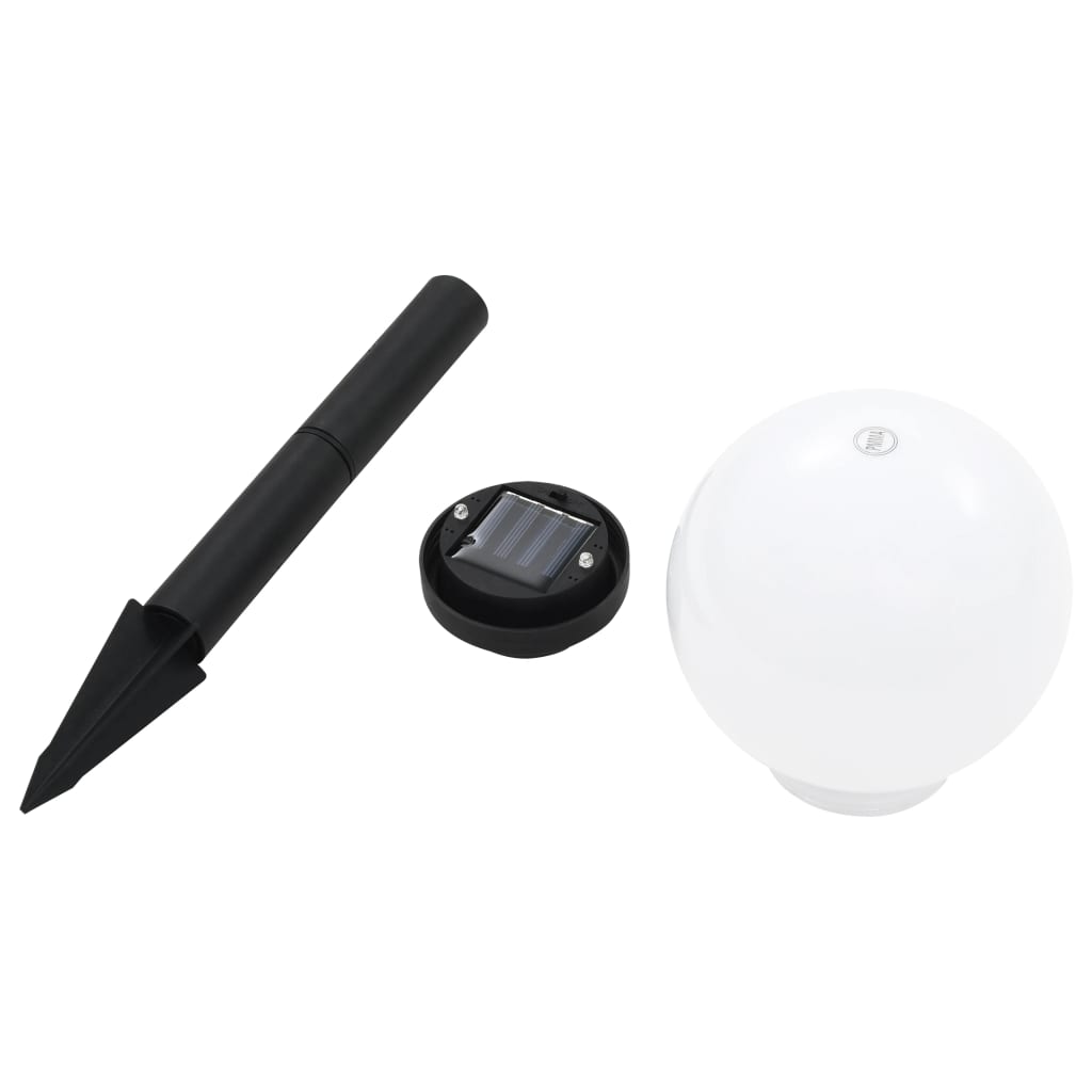 Āra Solārās Lampas, 8 Gab., Led, Sfēriskas, 15 Cm, Rgb