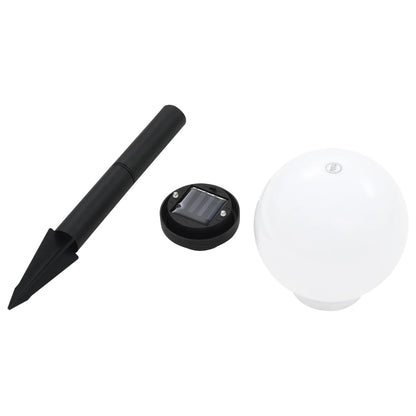 Āra Solārās Lampas, 8 Gab., Led, Sfēriskas, 15 Cm, Rgb