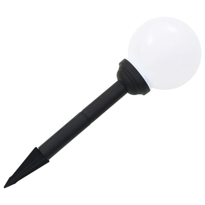 Āra Solārās Lampas, 8 Gab., Led, Sfēriskas, 15 Cm, Rgb