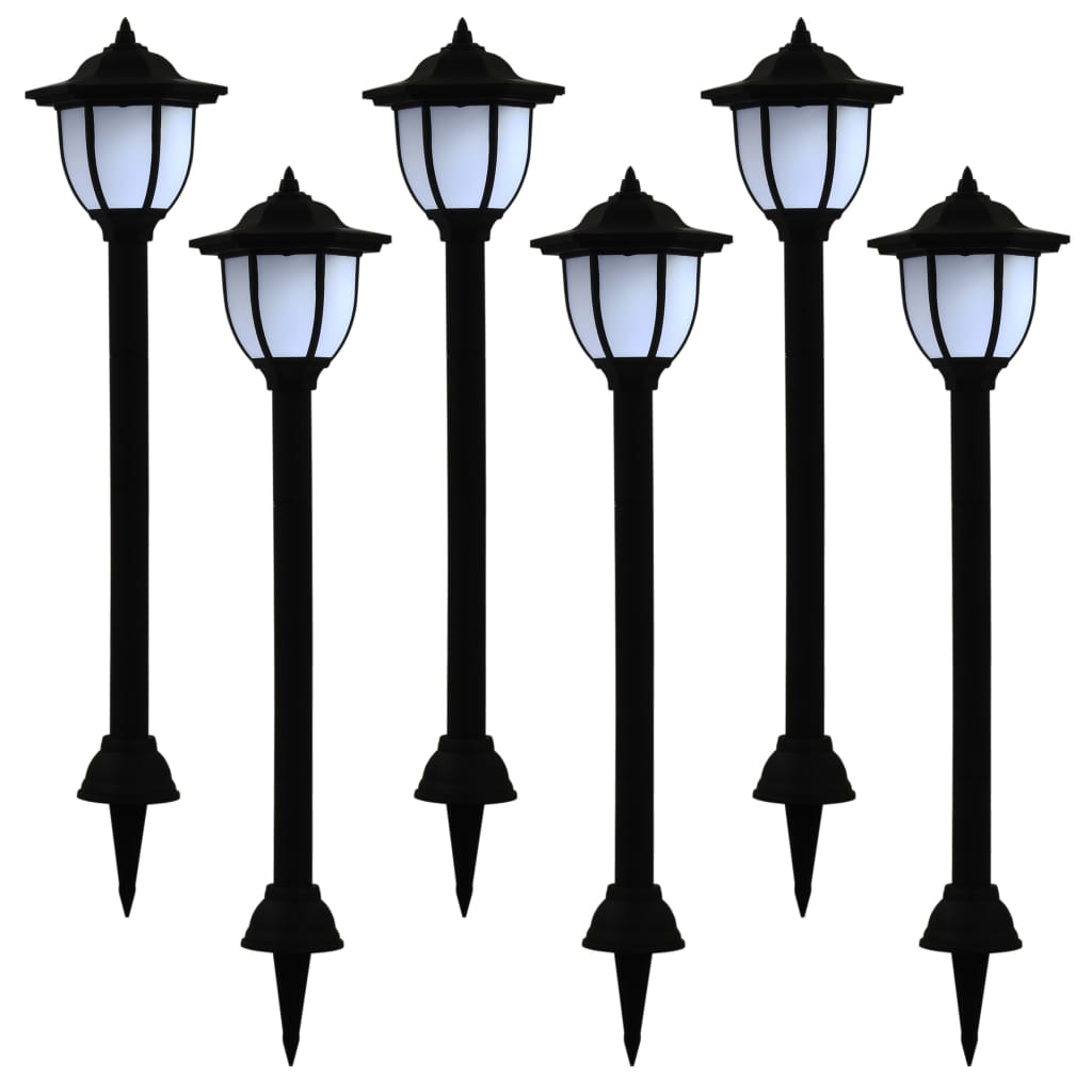 Āra Led Solārās Lampas, 3 Gab., Melnas